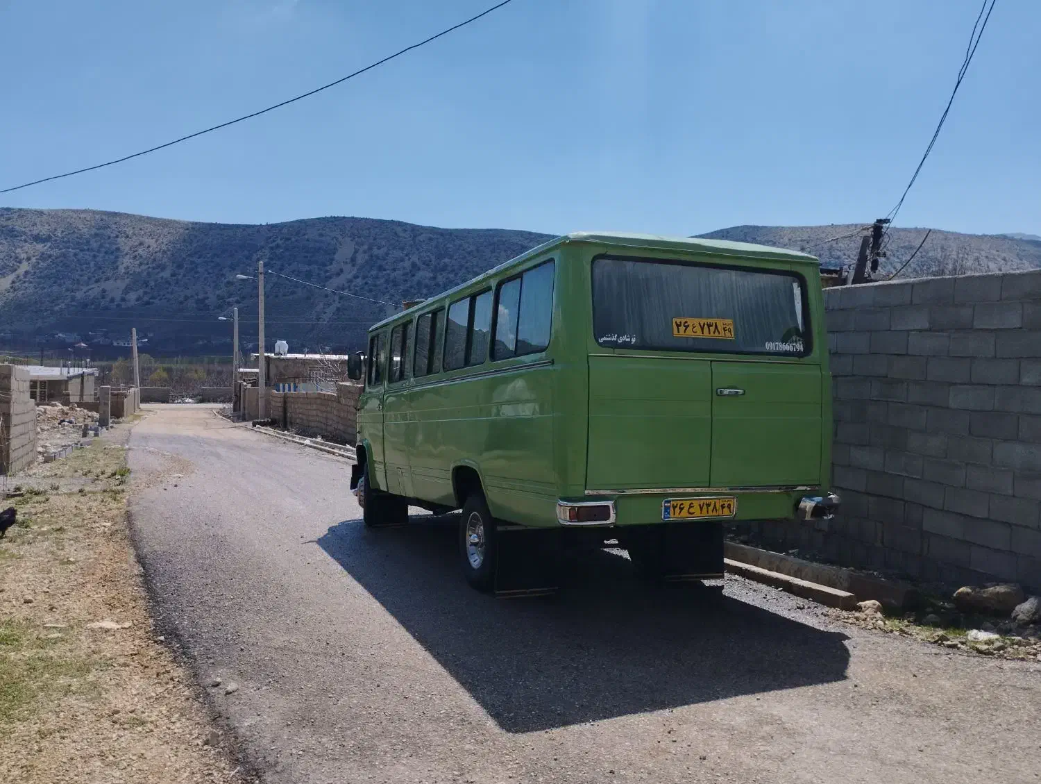 مینی بوس بنز|خودرو سنگین|صدرا-فارس, فاز ۱|دیوار