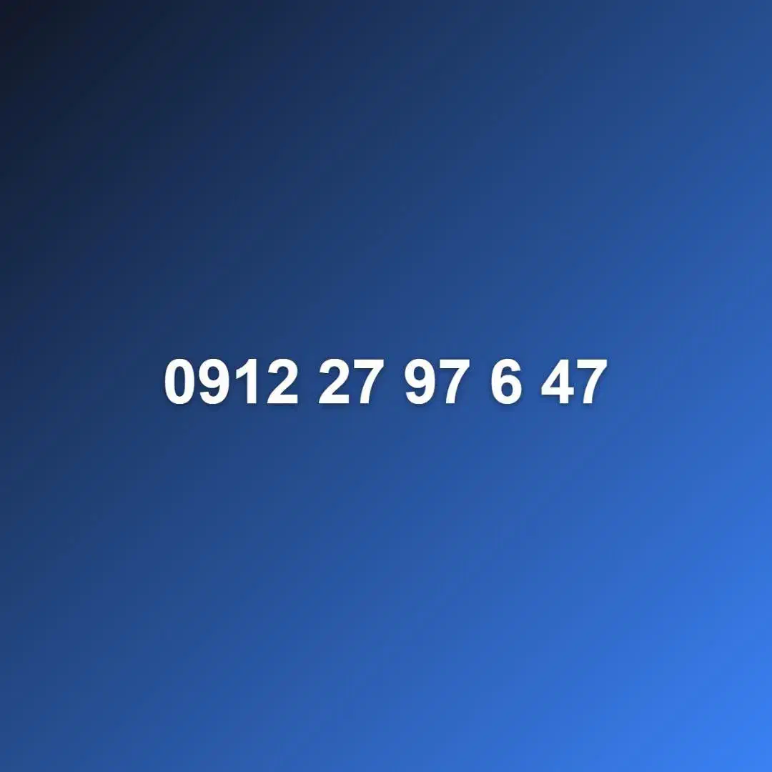 0912-27-97-6-47|سیم‌کارت|تهران, پاسداران|دیوار
