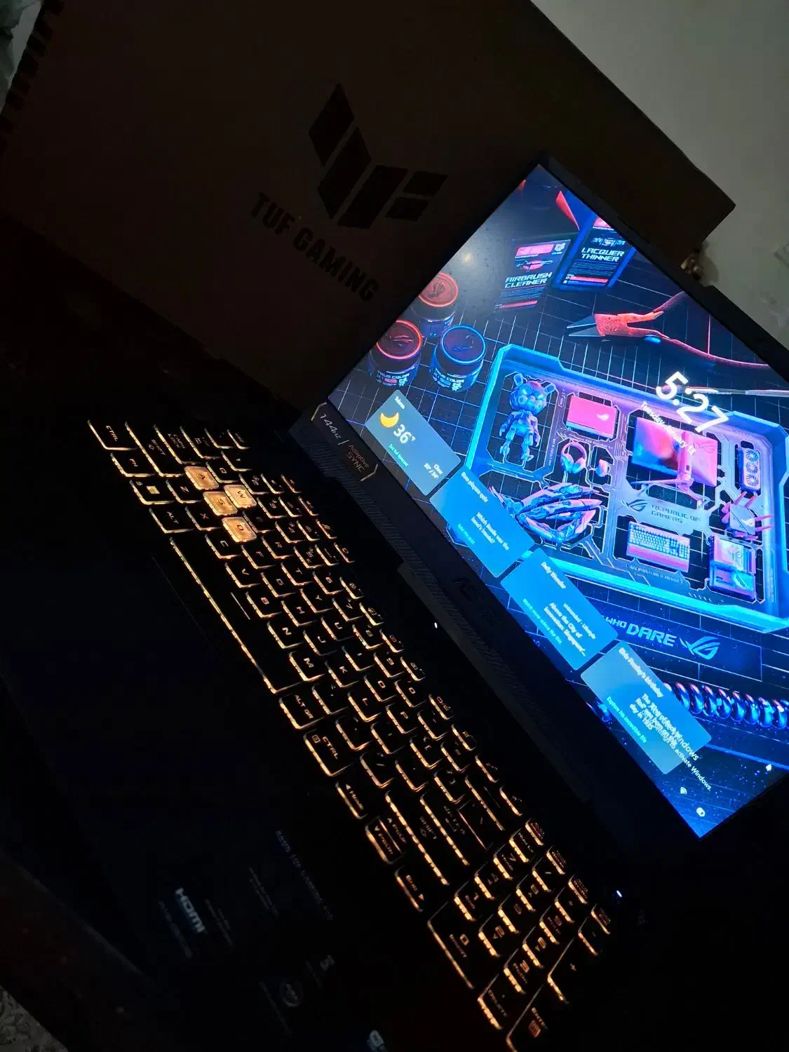 لپ تاپ  Asus TUF Gaming F15 Fx507|رایانه همراه|سیرجان, |دیوار
