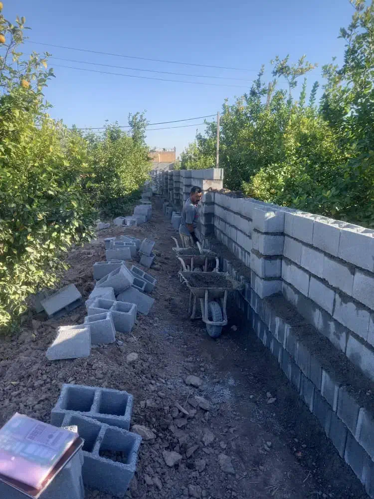 اجرای دیوار چینی باغ و باغچه|خدمات پیشه و مهارت|دزفول, |دیوار