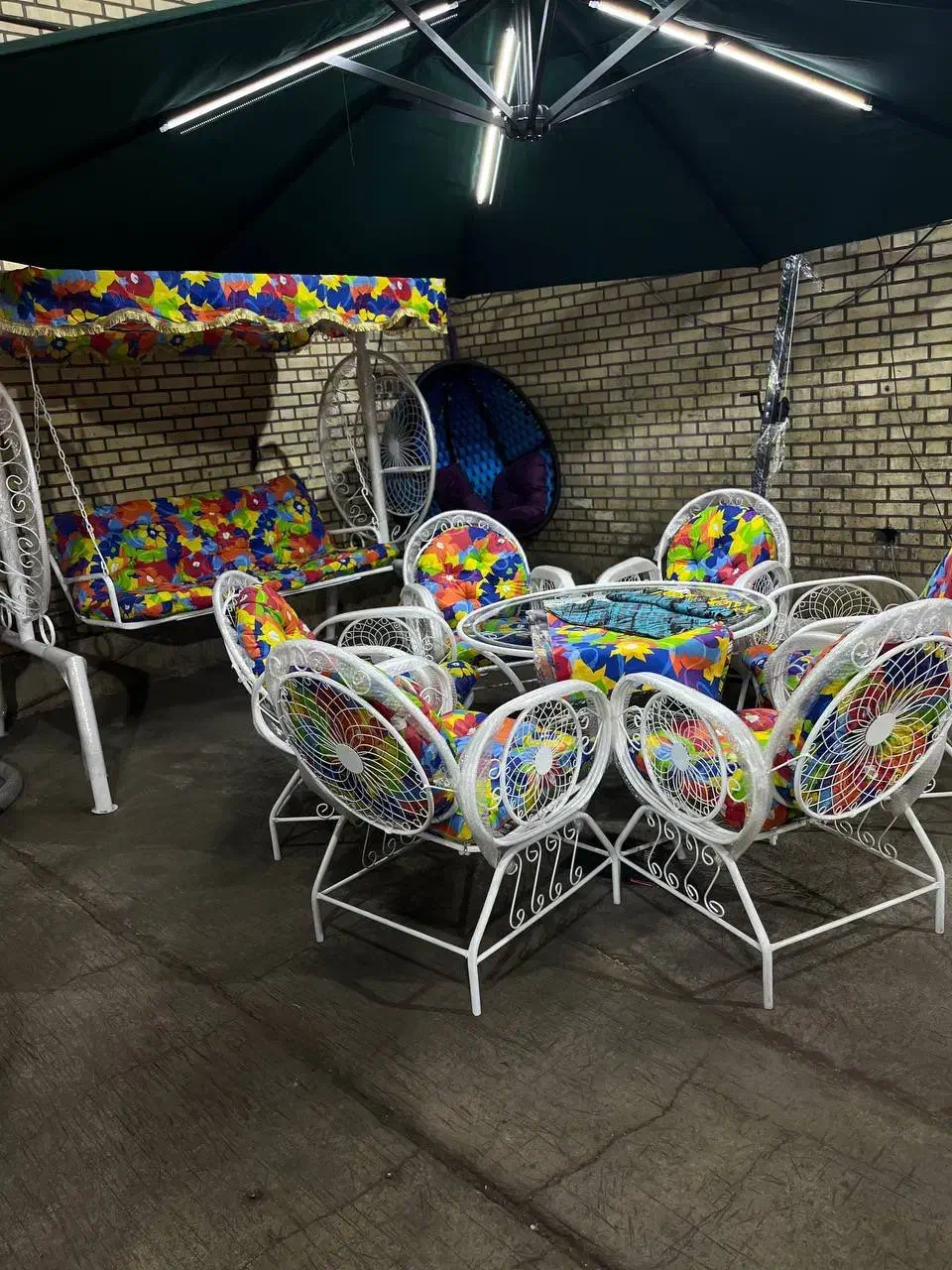 میز باغی صندلی نیمکتی بیضی ویلایی باغی و روف|مبلمان خانگی و میز عسلی|تهران, باشگاه نفت|دیوار