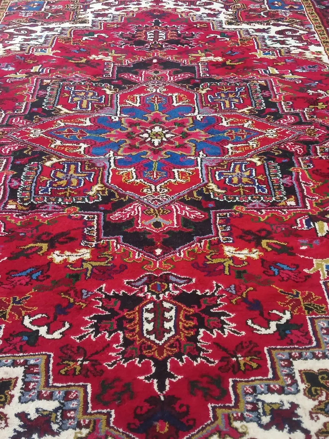 فرش دستباف جفت ۹ متری هریس|فرش|خواجه, |دیوار