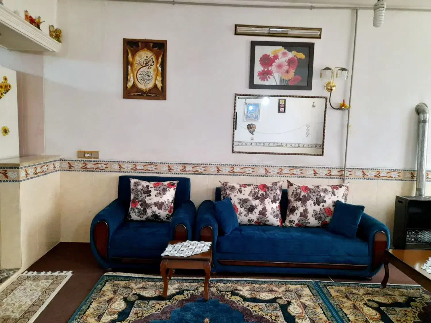 مبل ۷ نفره سالم|مبلمان خانگی و میز عسلی|رباط‌کریم, رباط‌کریم|دیوار