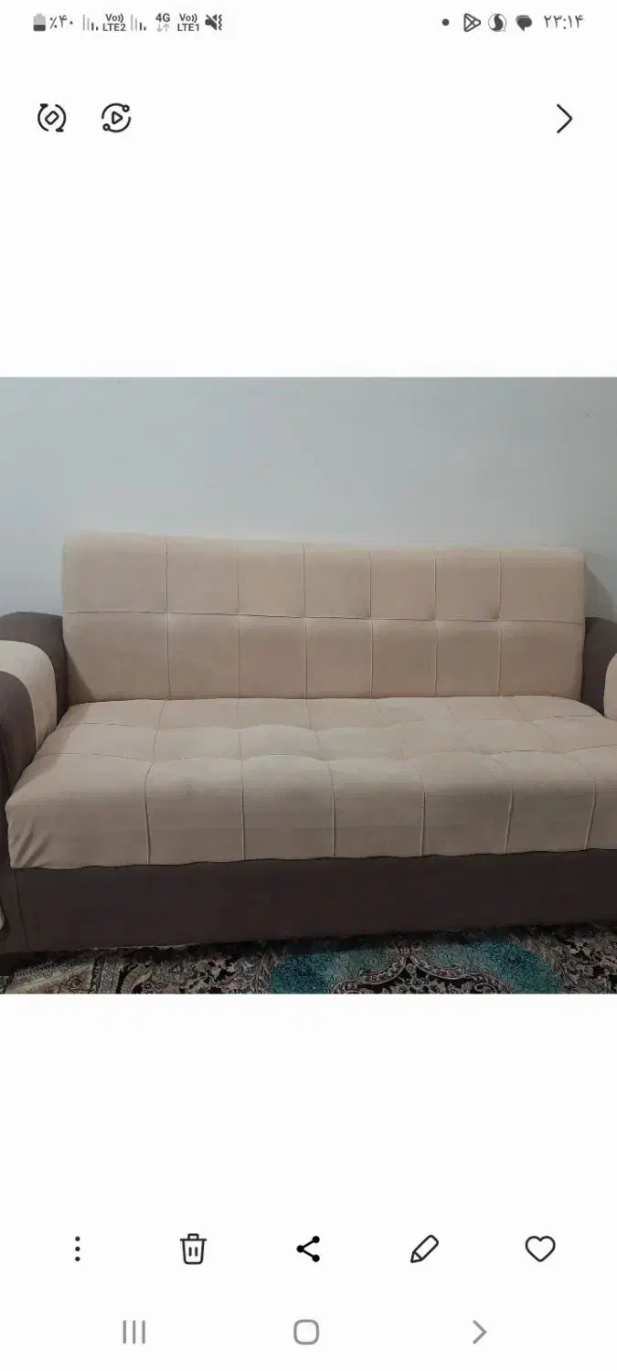 مبل دونفره ویک تک نفره|مبلمان خانگی و میز عسلی|زابل, |دیوار