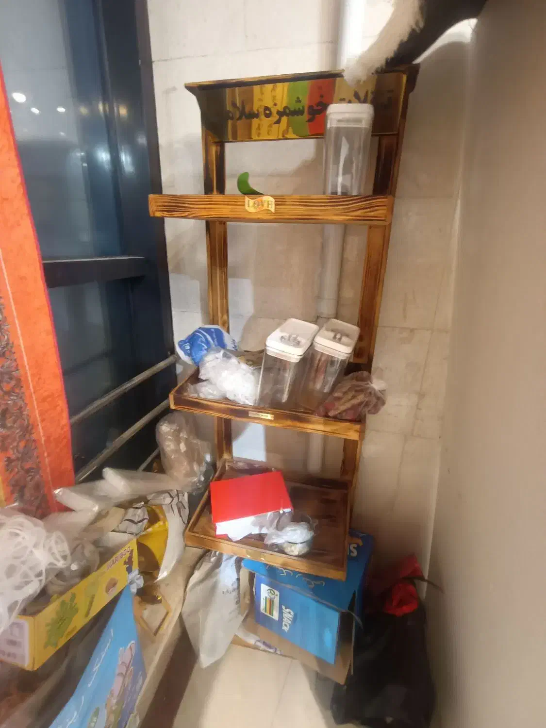 قفسه چوبی ترمو|فروشگاه و مغازه|کرج, حصارک بالا|دیوار