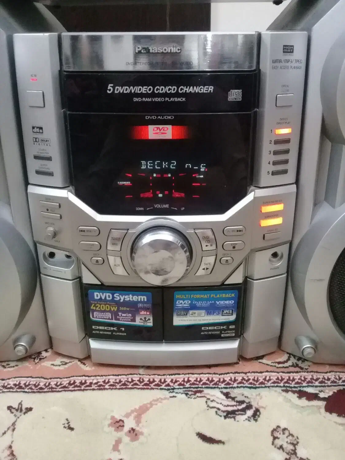 ظبط پاناسونیک|سیستم صوتی خانگی|کرج, ساسانی (قلمستان)|دیوار