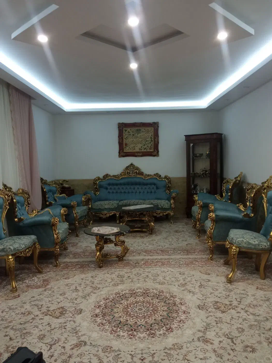 مبل ۹ نفره|مبلمان خانگی و میز عسلی|کبودرآهنگ, |دیوار