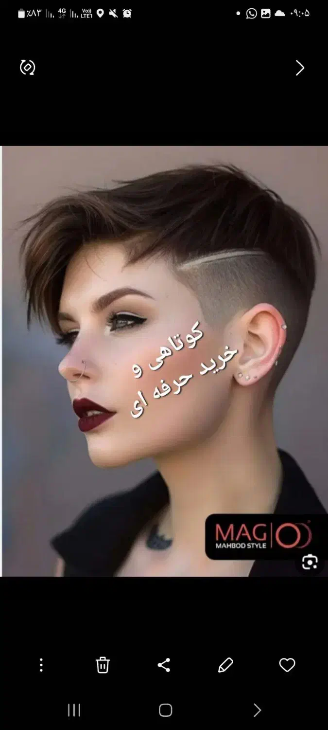 موی رنگی یا نچرال ویا قیچی شده|آرایشی، بهداشتی، درمانی|ساری, |دیوار