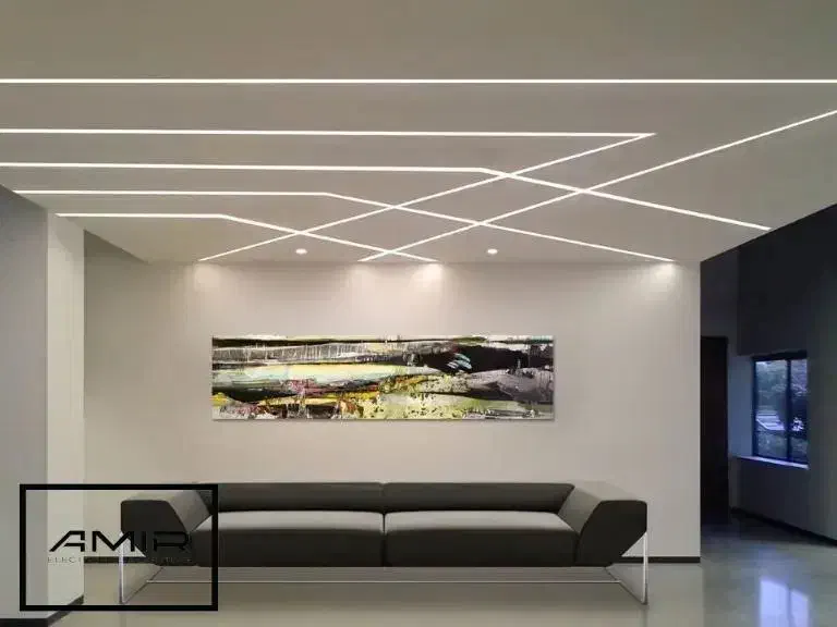 نور خطی.لاینر نوری.|لامپ و چراغ|اندیشه, اندیشه فاز ۱|دیوار