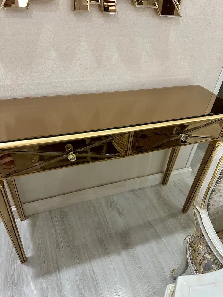 آیینه و کنسول (آیینه ای شامپاینی)|بوفه، ویترین، کنسول|شهریار, شهریار|دیوار