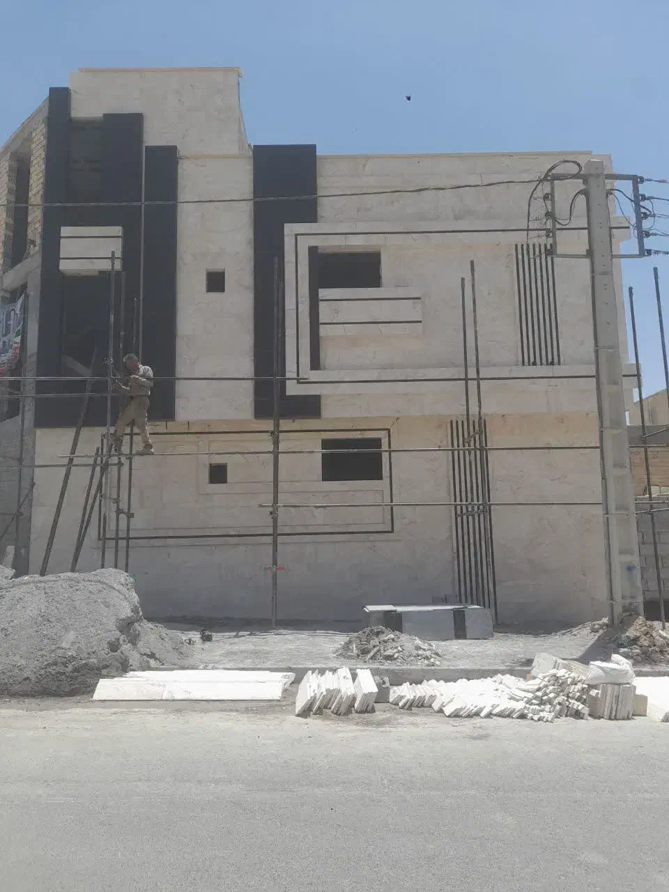 اجرای آجرنما،اجرای نمای سنگ و سرامیک ،بندکشی نما|خدمات پیشه و مهارت|بابل, |دیوار