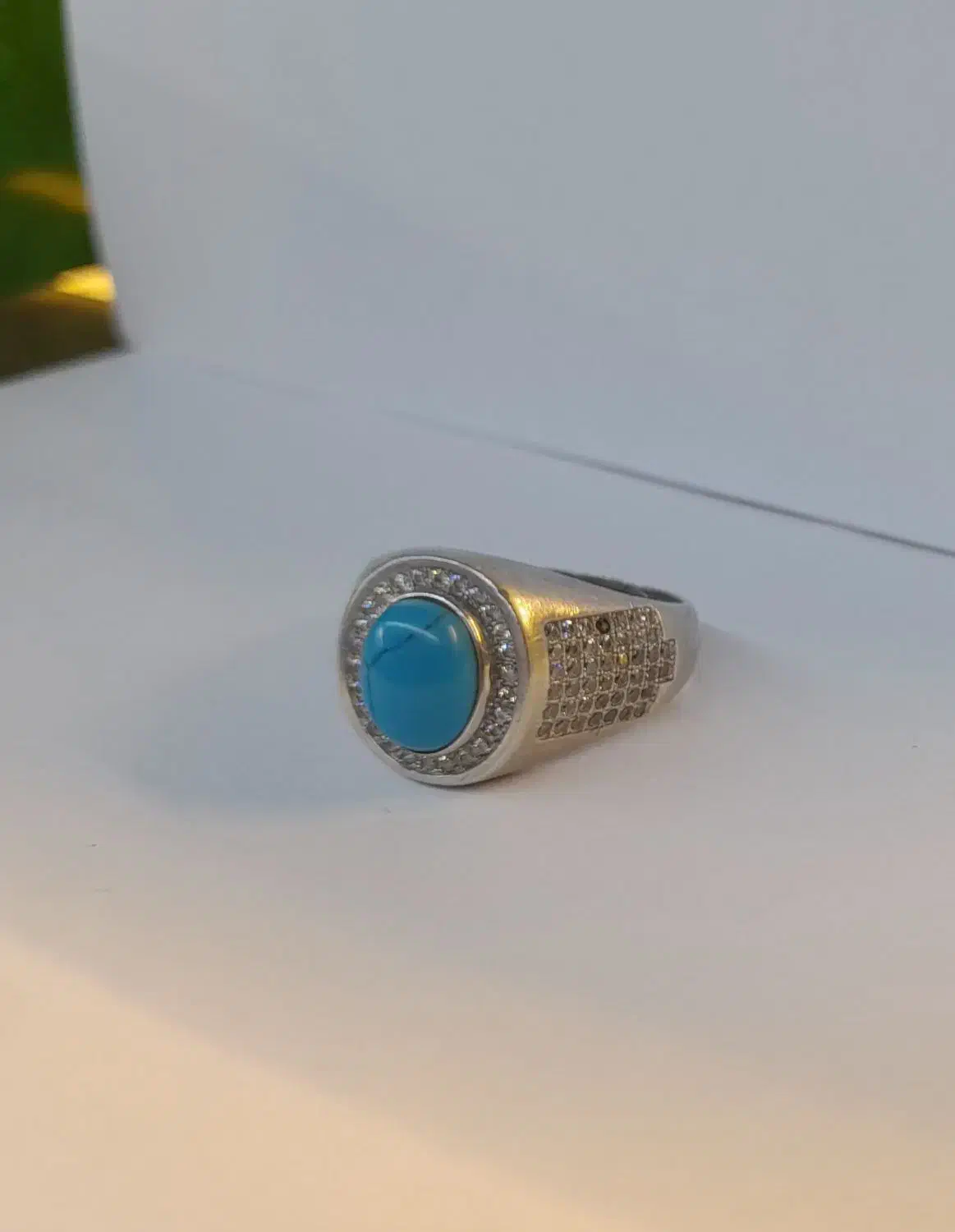 انگشتر فیروزه زیبا و خوش نما|جواهرات|قنوات, |دیوار