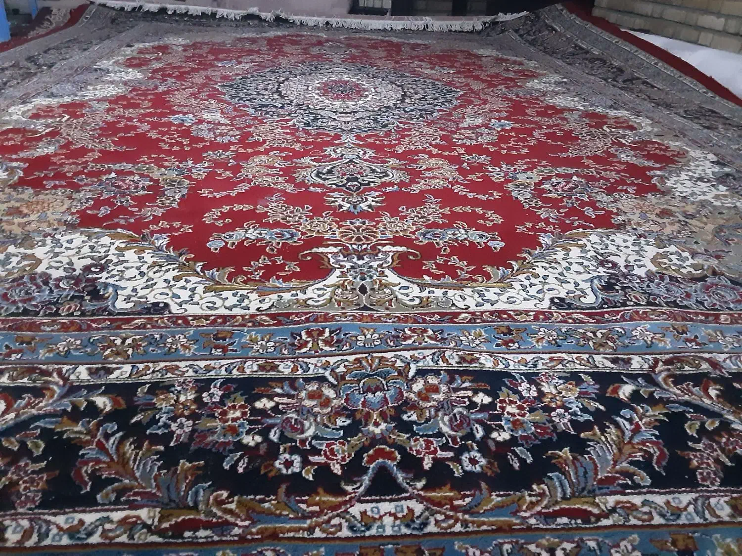 فرش|فرش|لنجان, |دیوار