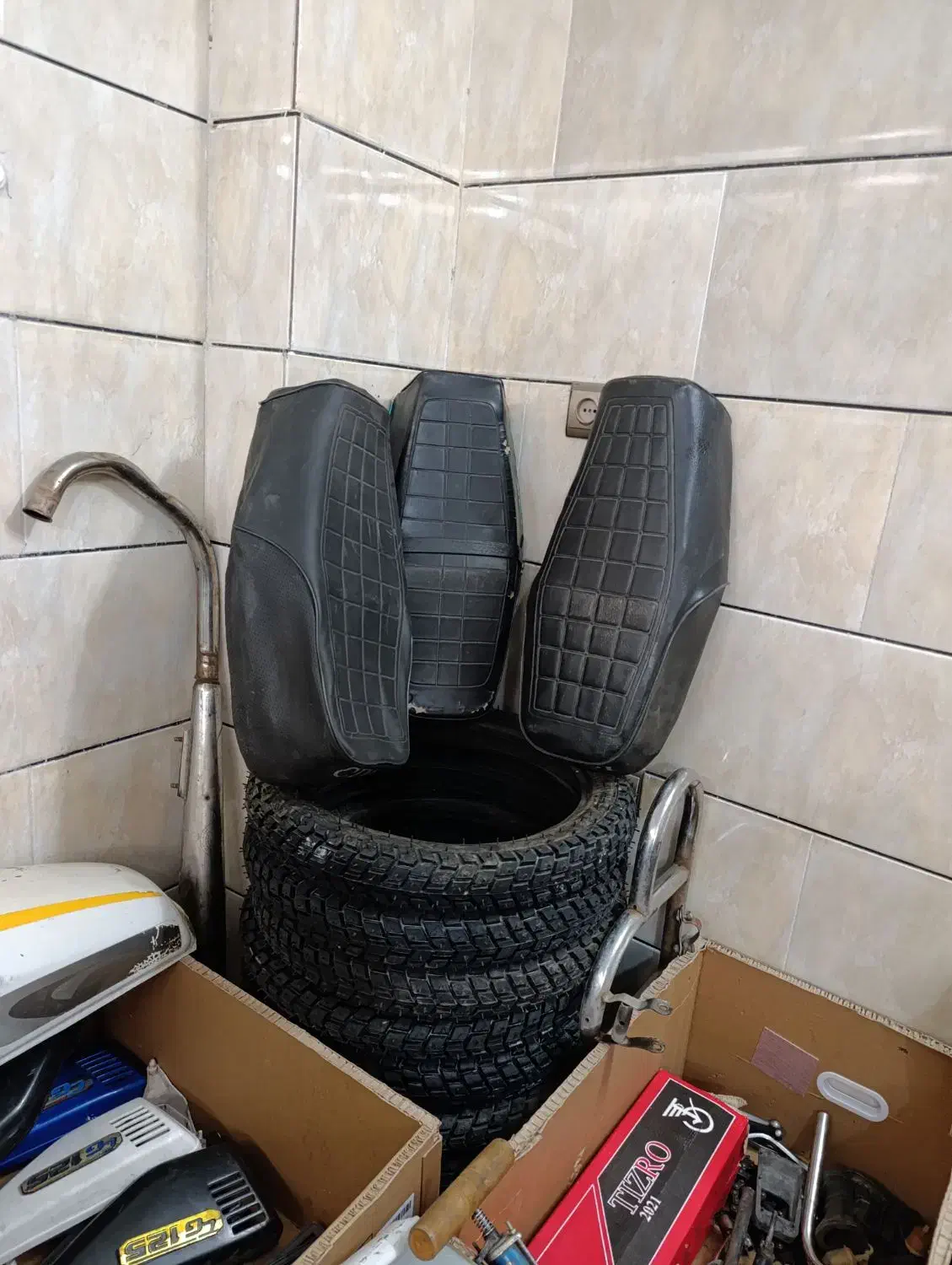 انواع لوازم استوک موتور سیکلت|قطعات یدکی و لوازم جانبی|شاهرود, |دیوار