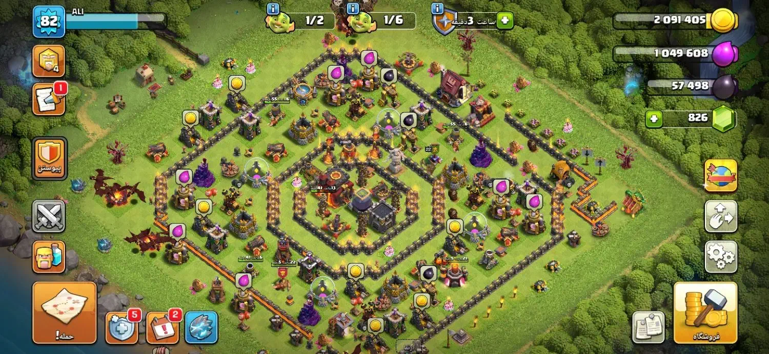 اکانت کلش اف کلنز|کنسول، بازی ویدئویی و آنلاین|تهران, بوستان سرخه حصار|دیوار