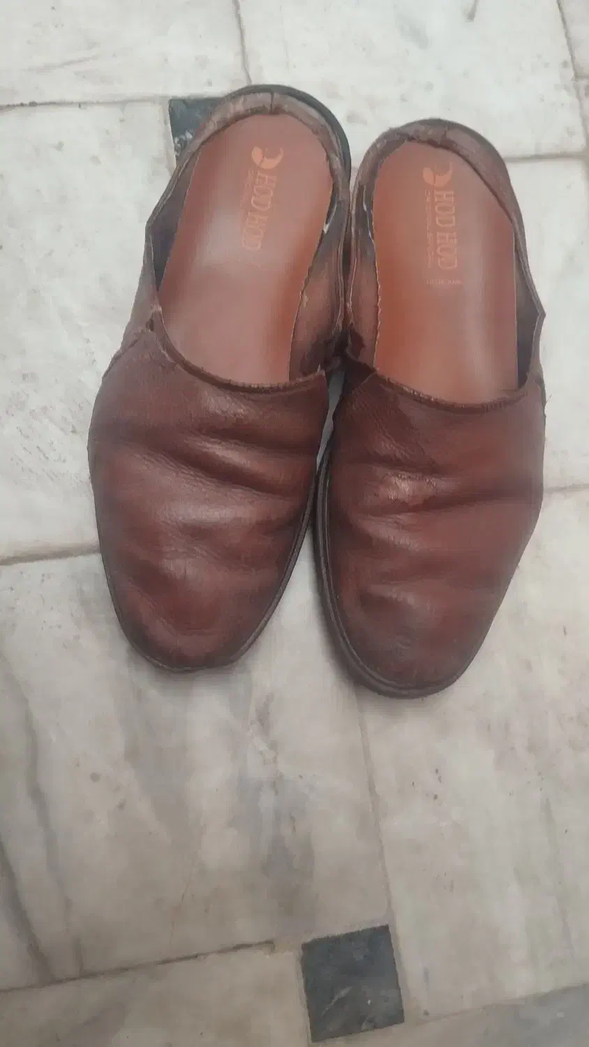 دو عدد نعلین آخوندی در حد چرم اصلی|کیف، کفش، کمربند|قم, لبچال|دیوار