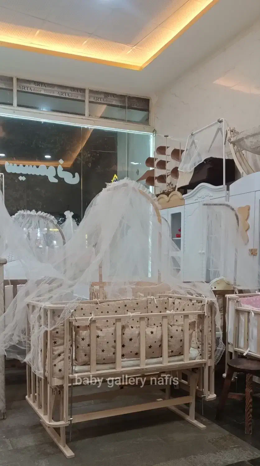 گهواره سنتی مدل لیا تخت کنار مادر مدل لیا|تخت و صندلی بچه|تبریز, |دیوار