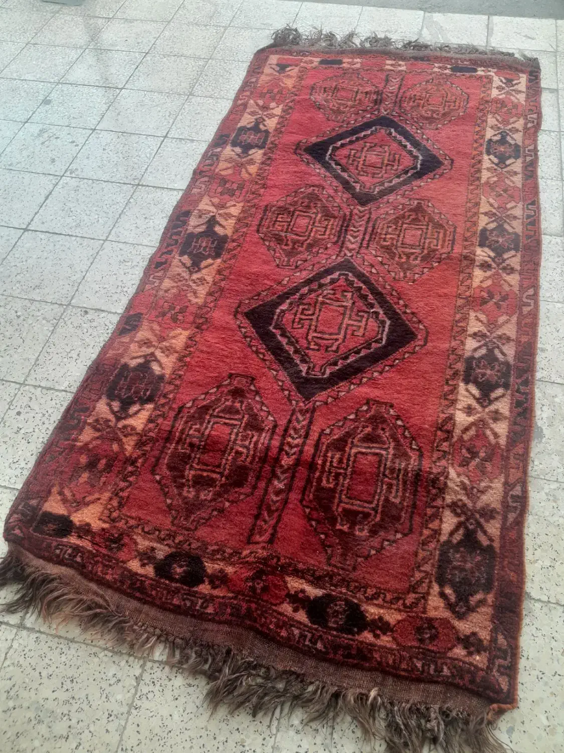 قالی محلی|فرش|شیراز, لاله|دیوار