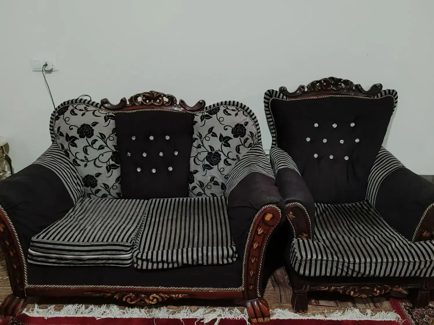 مبل|مبلمان خانگی و میز عسلی|کبودرآهنگ, |دیوار