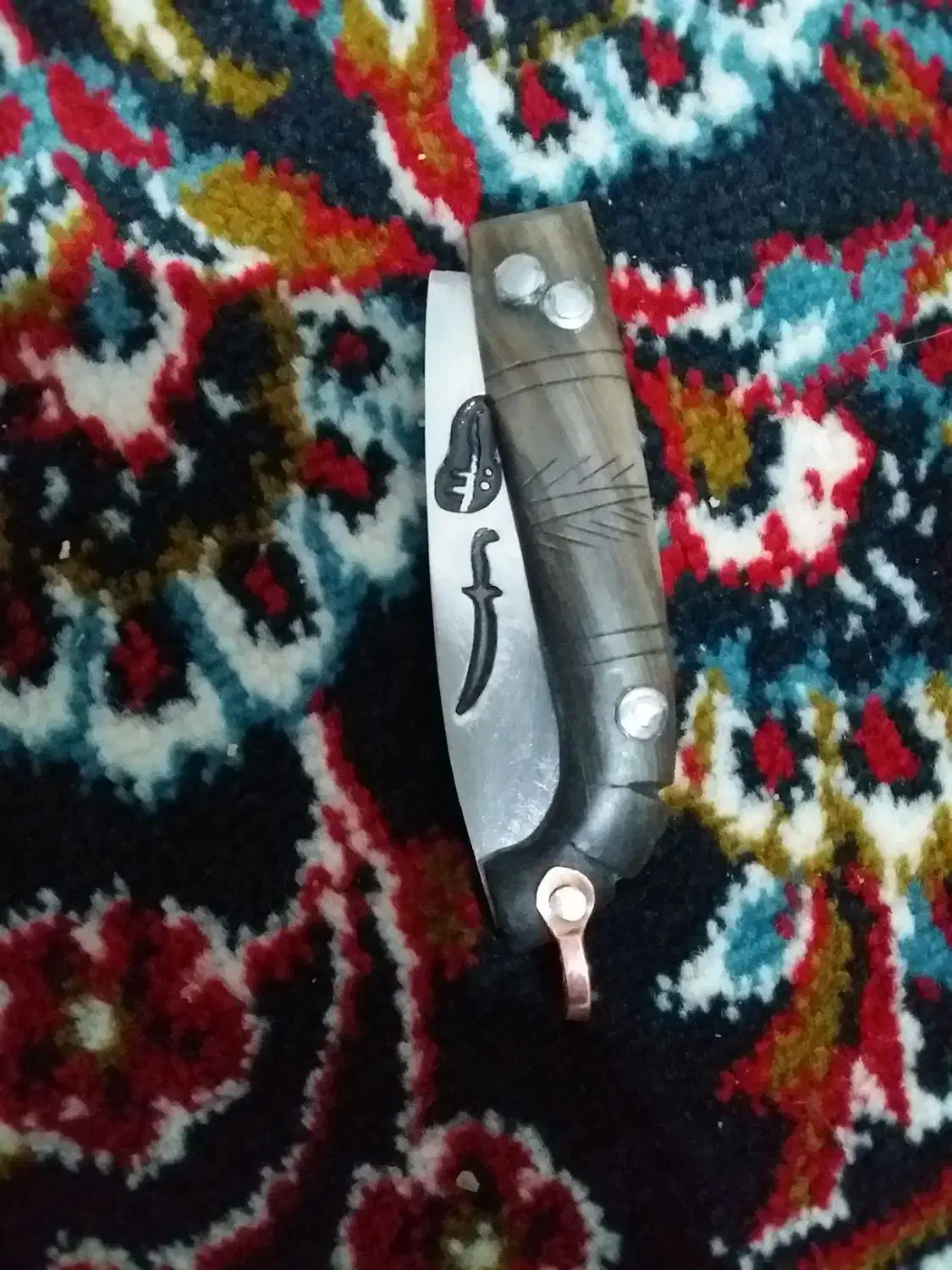 چاقو دسته شاخ|کلکسیون اشیاء عتیقه|کرمانشاه, |دیوار