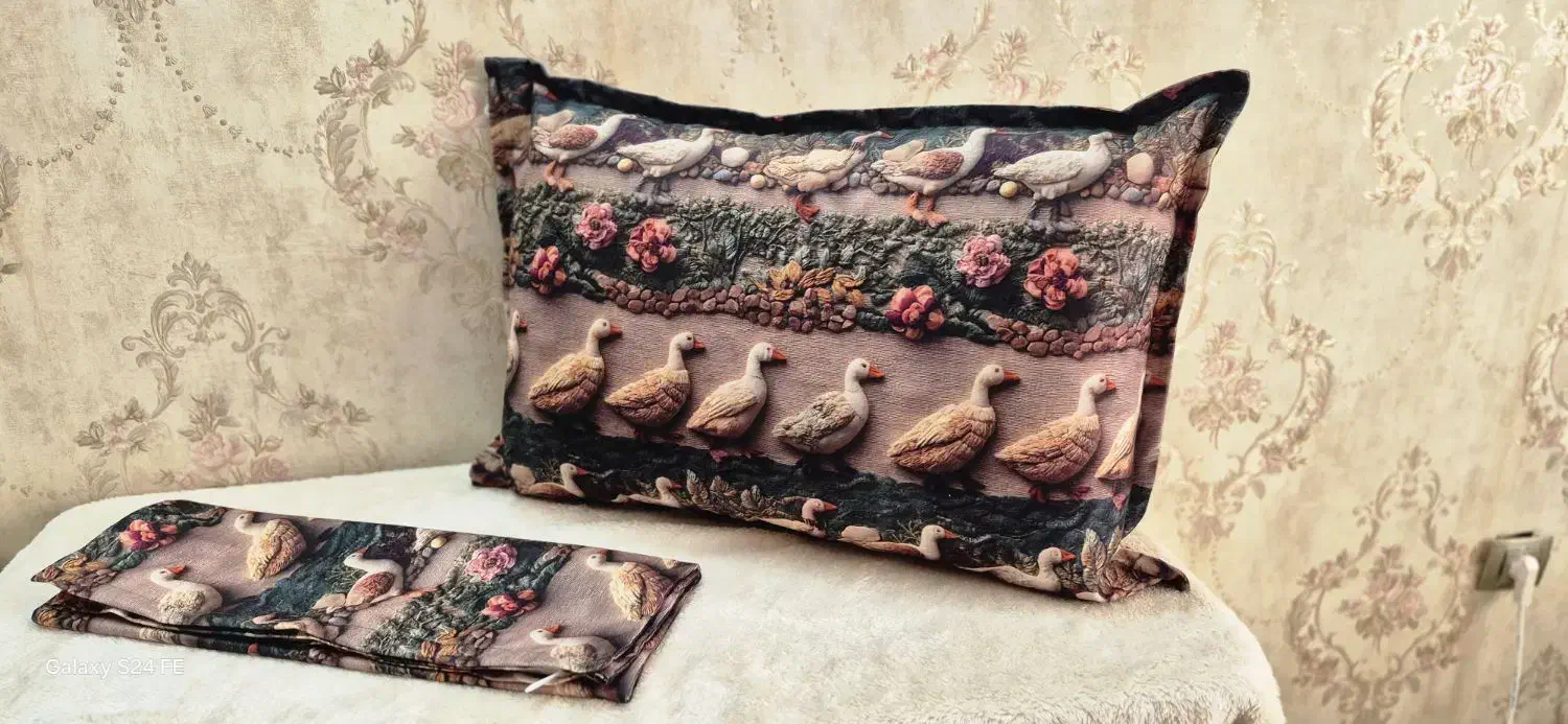 دوخت روبالشتی و کوسن|رختخواب، بالش، پتو|سبزوار, قدس|دیوار