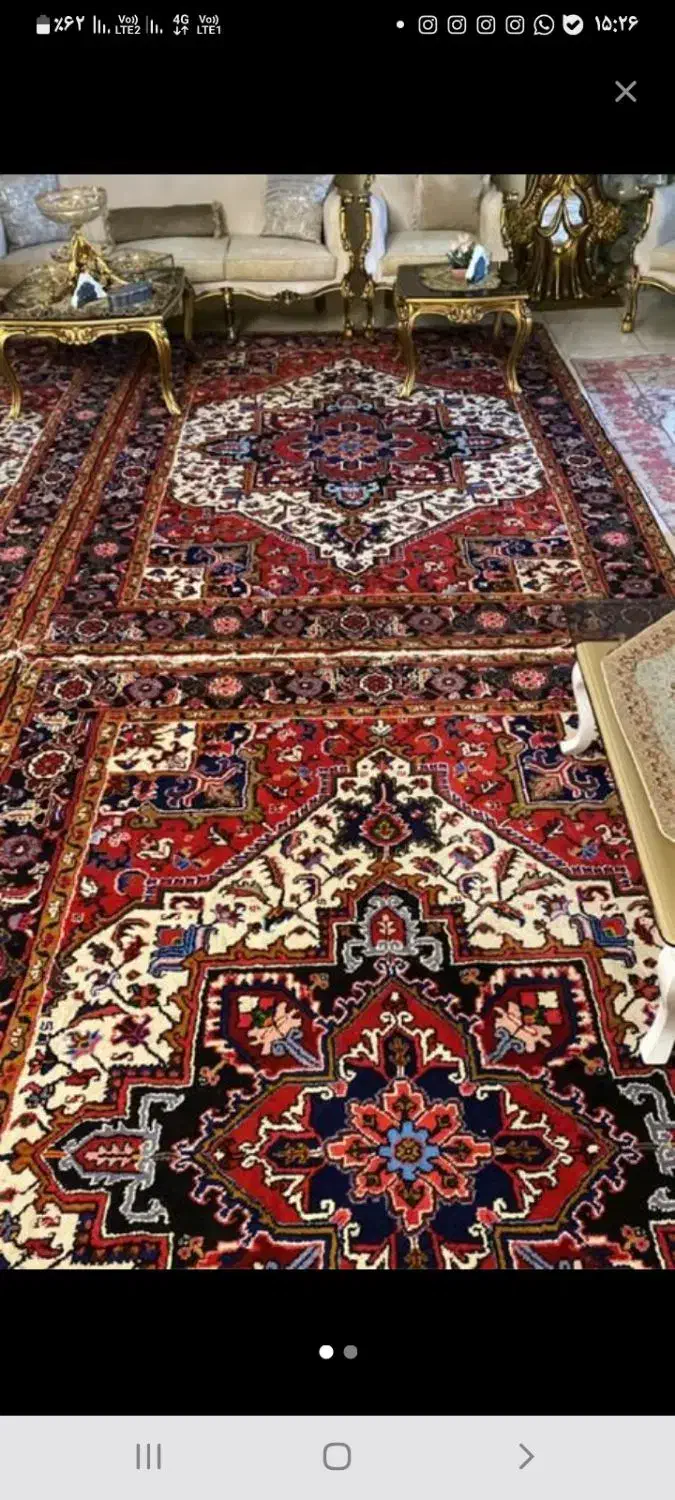 ۴ تخته فرش ۶متری|فرش|تبریز, |دیوار