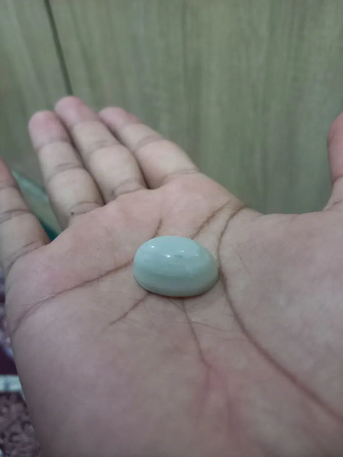 سنگ عقیق سلیمانی عتیقه قدیم سفید کمیاب|بدلیجات|اهواز, گلستان|دیوار