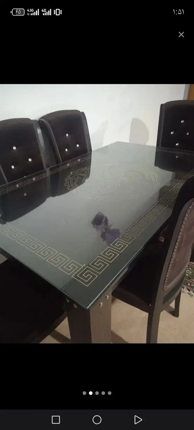 میز ناهارخوری 4 نفره نو|میز و صندلی غذاخوری|کرمان, |دیوار