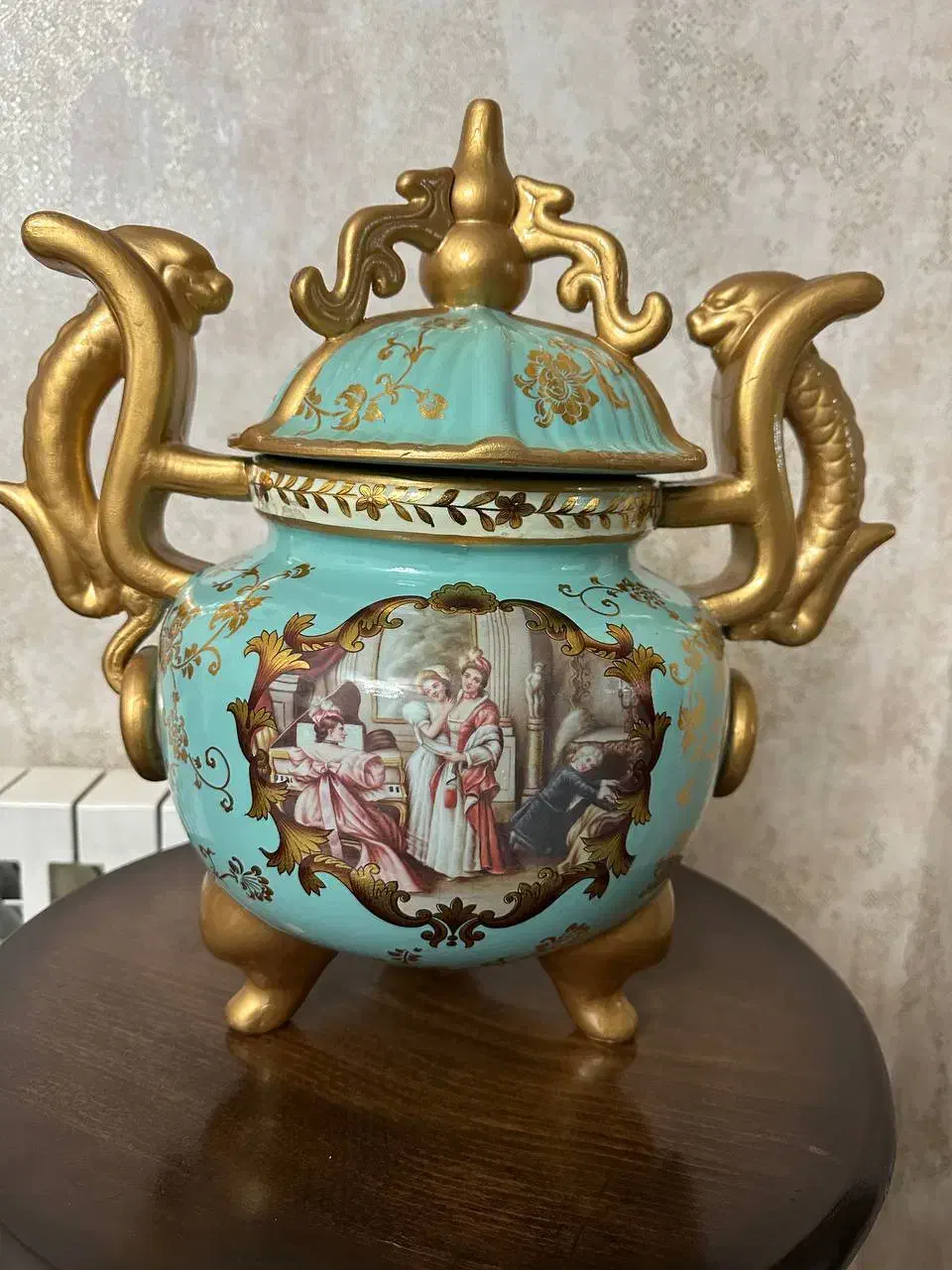 کشکول تزیینی زیبا|کلکسیون اشیاء عتیقه|کرمانشاه, |دیوار