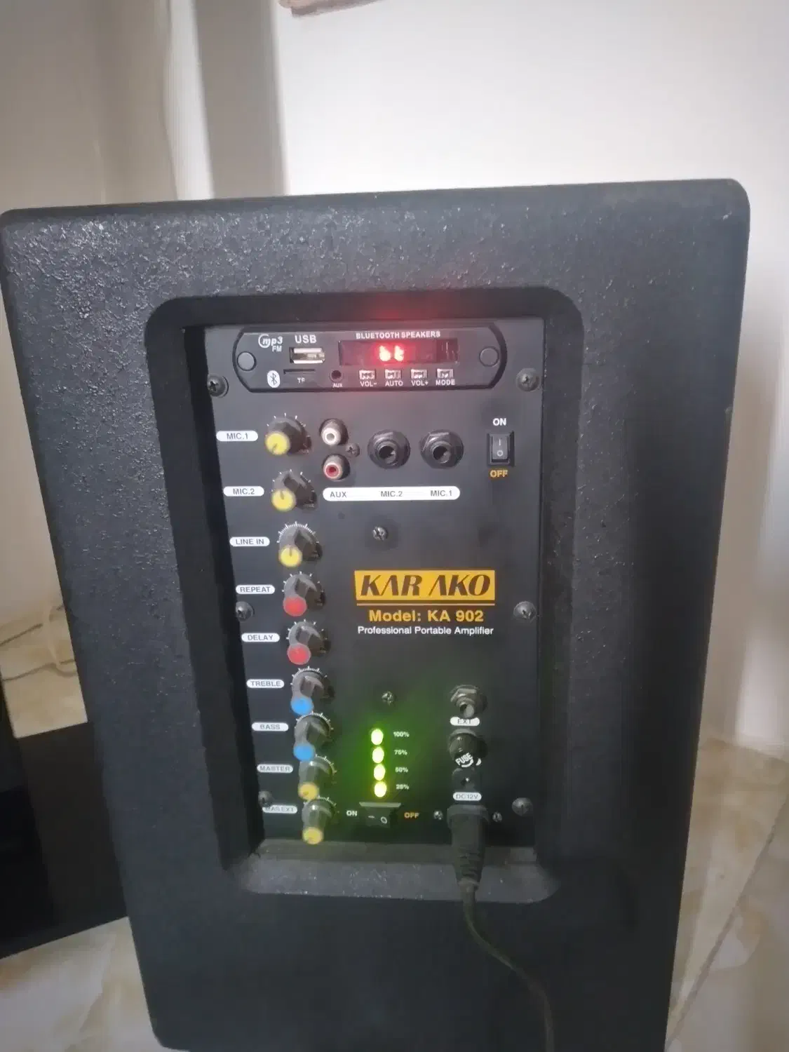 آمپلی فایر شارژی KAR AKOمدل KA902|سیستم صوتی خانگی|پرند, فاز ۶|دیوار