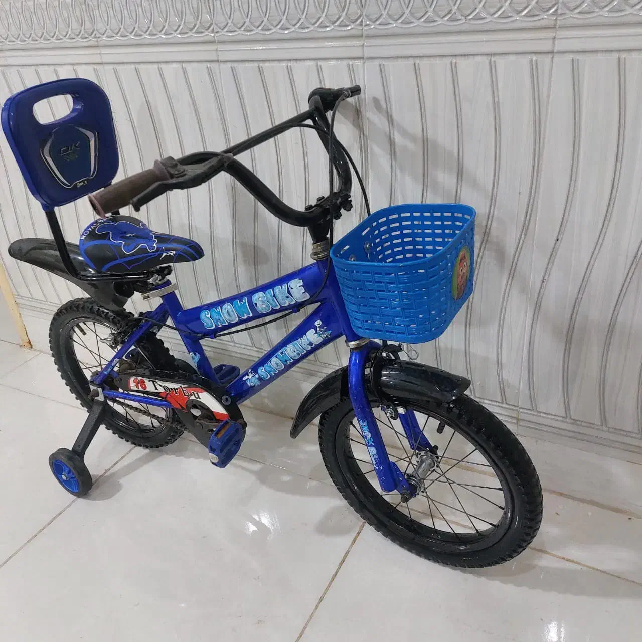 دوچرخه سایز ۱۶ابی رنگ تمیز قیمت مناسب فروشی|دوچرخه، اسکیت، اسکوتر|آبادان, |دیوار