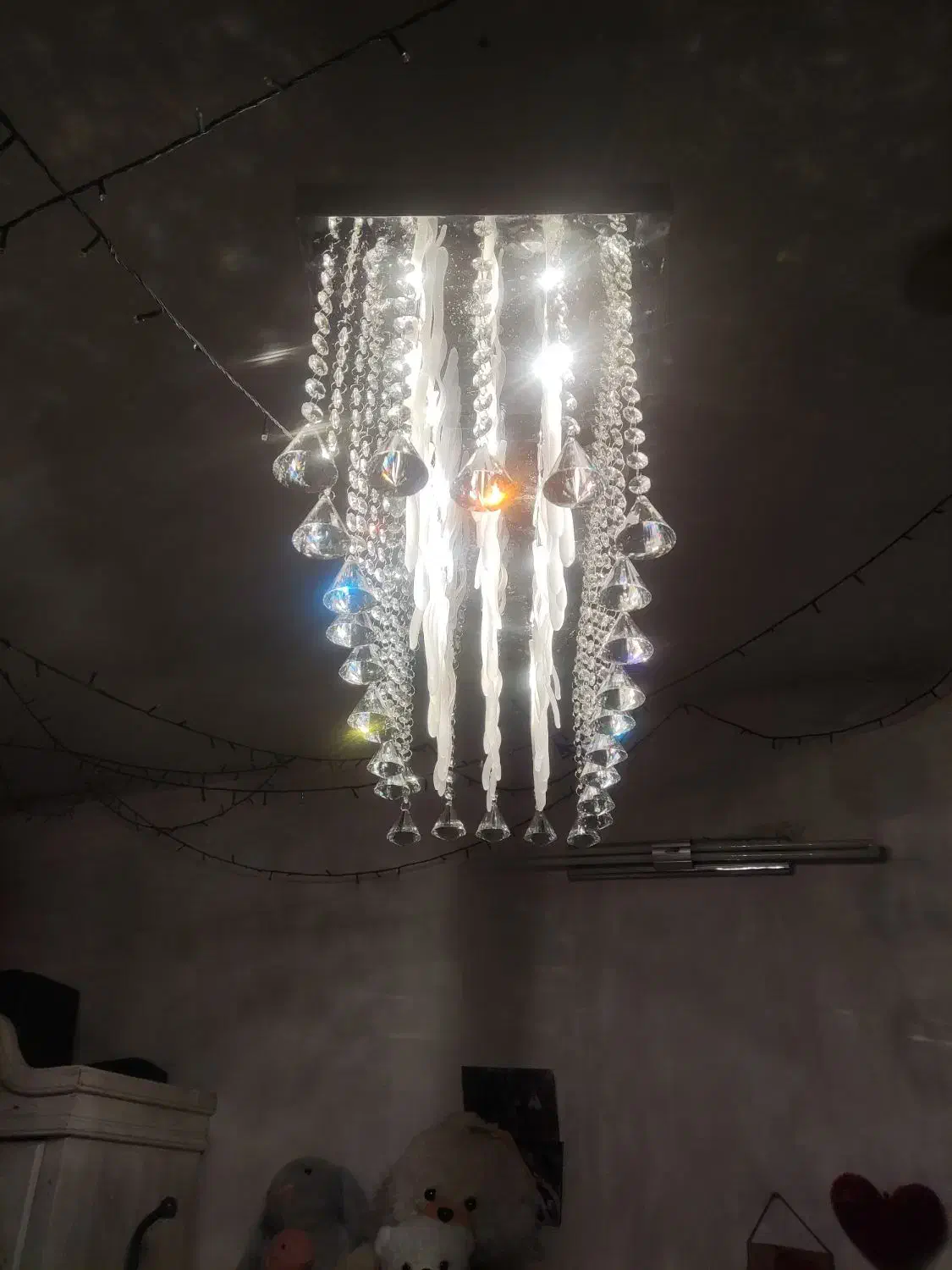 لوسترکریستالی|لوستر و چراغ آویز|مشهد, شهرک رازی (شهرک غرب)|دیوار