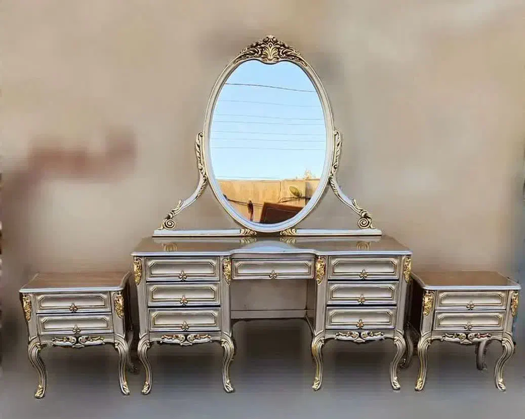 تخت خواب چوبی نازگل|تخت و سرویس خواب|تبریز, |دیوار