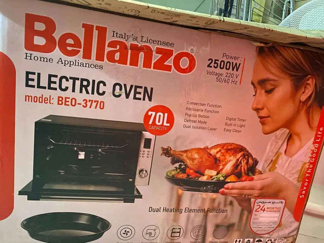 مینی فر 70 لیتر بلانزو BEO-3770|اجاق گاز و لوازم برقی پخت‌وپز|بابل, |دیوار