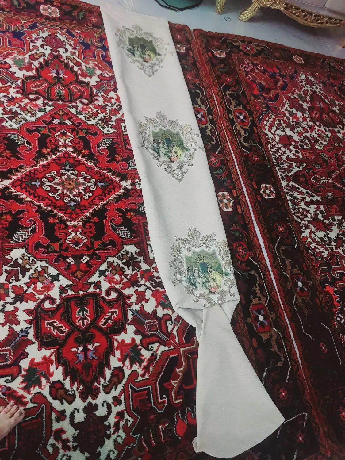 والان دو عدد|پرده، رانر، رومیزی|تبریز, |دیوار