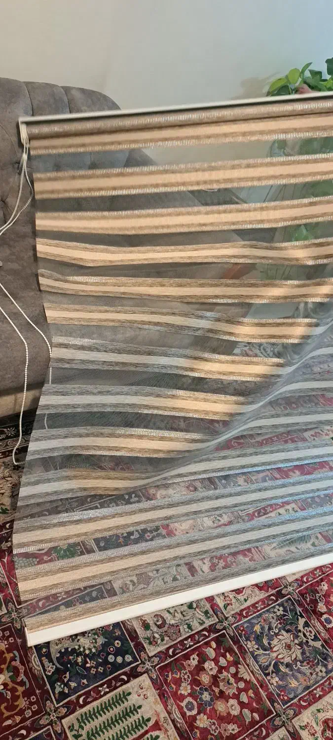 پرده زبرا کاملا نو|پرده، رانر، رومیزی|تهران, شکیبا|دیوار