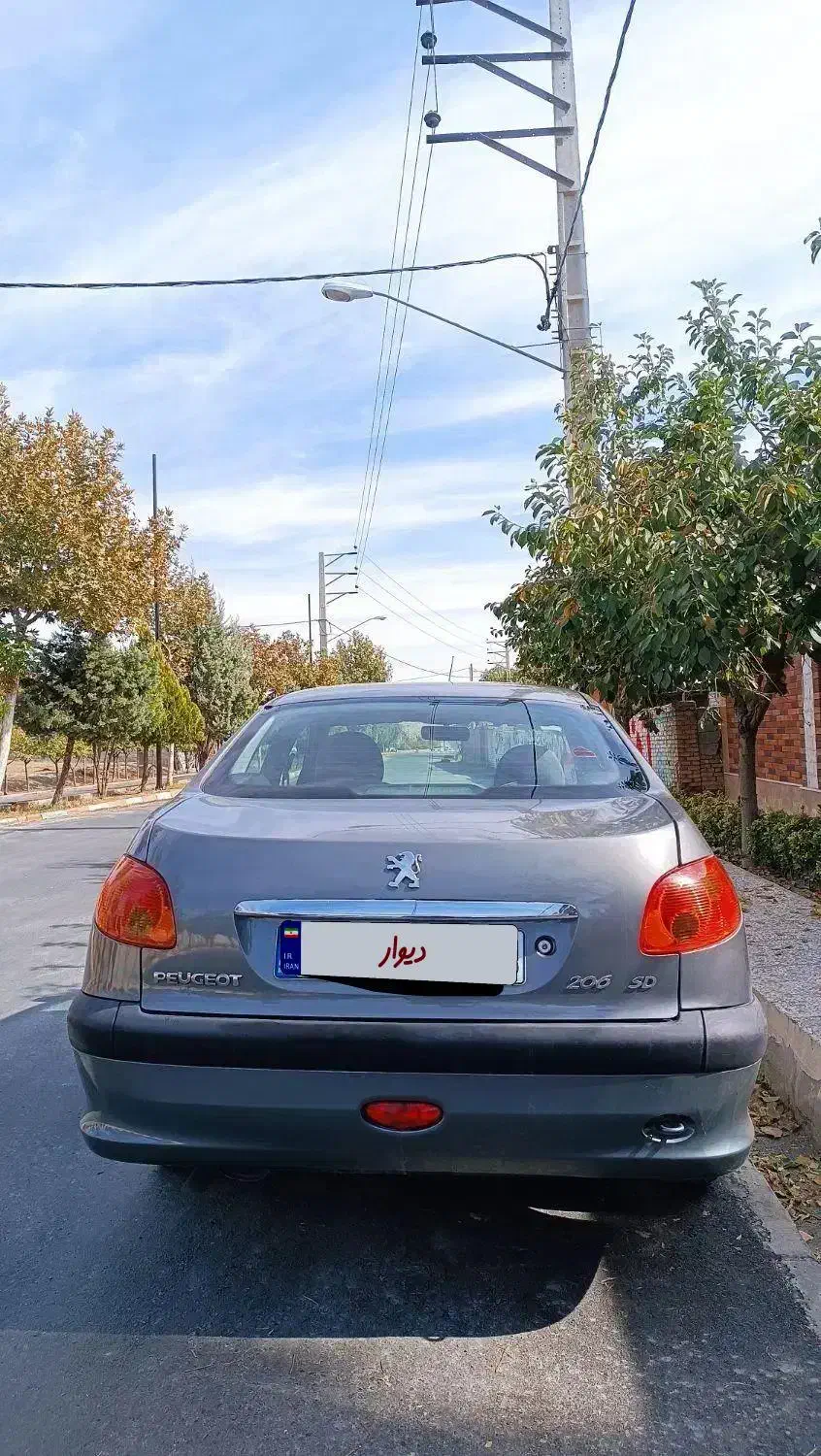 206 SD|خودرو سواری و وانت|شبستر, |دیوار
