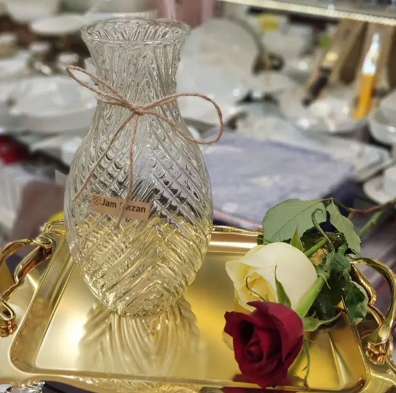 گلدان شیشه ای پاسماوری ادویه کاپ کیک و بطری|ظروف سرو و پذیرایی|اردبیل, |دیوار