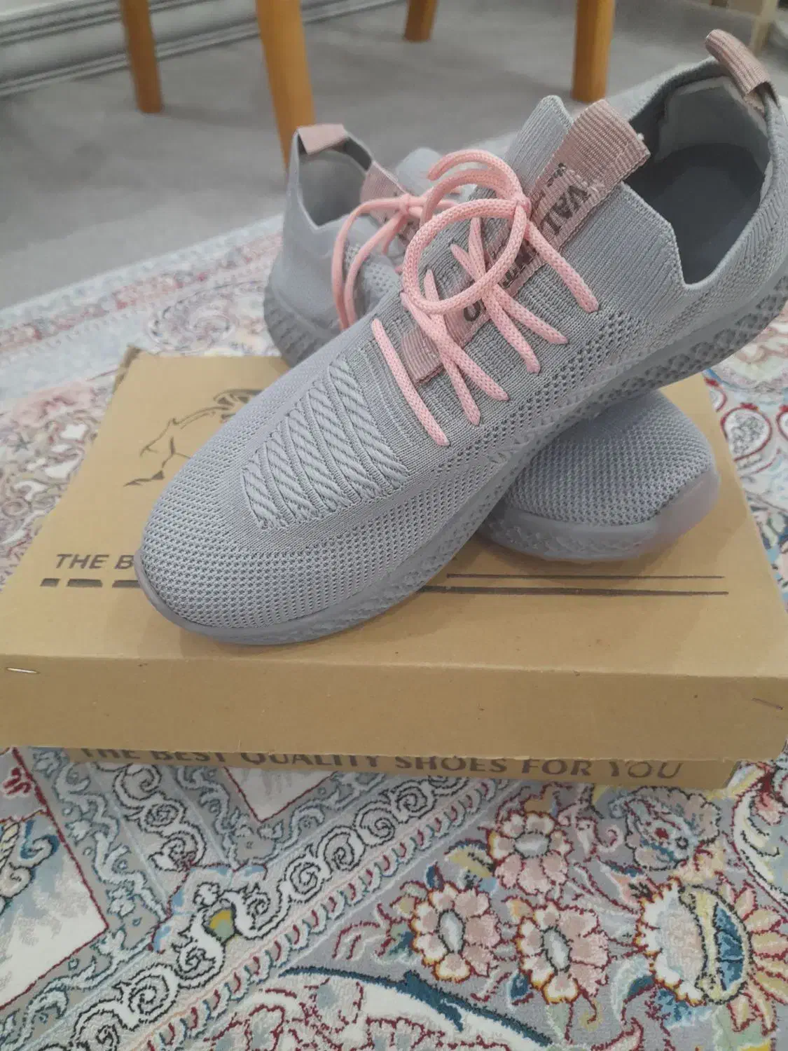 کفش پیاده روی جورابی طوسی زنانه|کیف، کفش، کمربند|قم, خاکفرج|دیوار