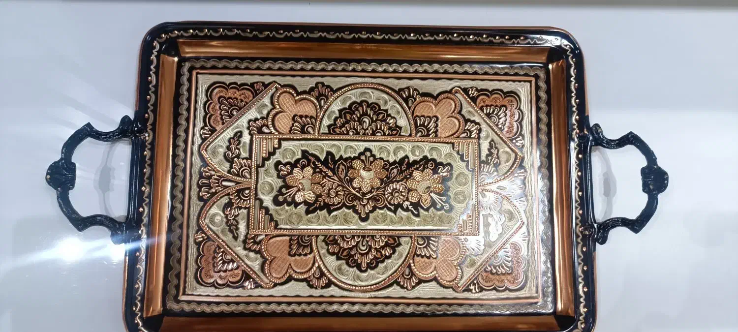 سینی مسی|ظروف سرو و پذیرایی|فولادشهر, C5|دیوار