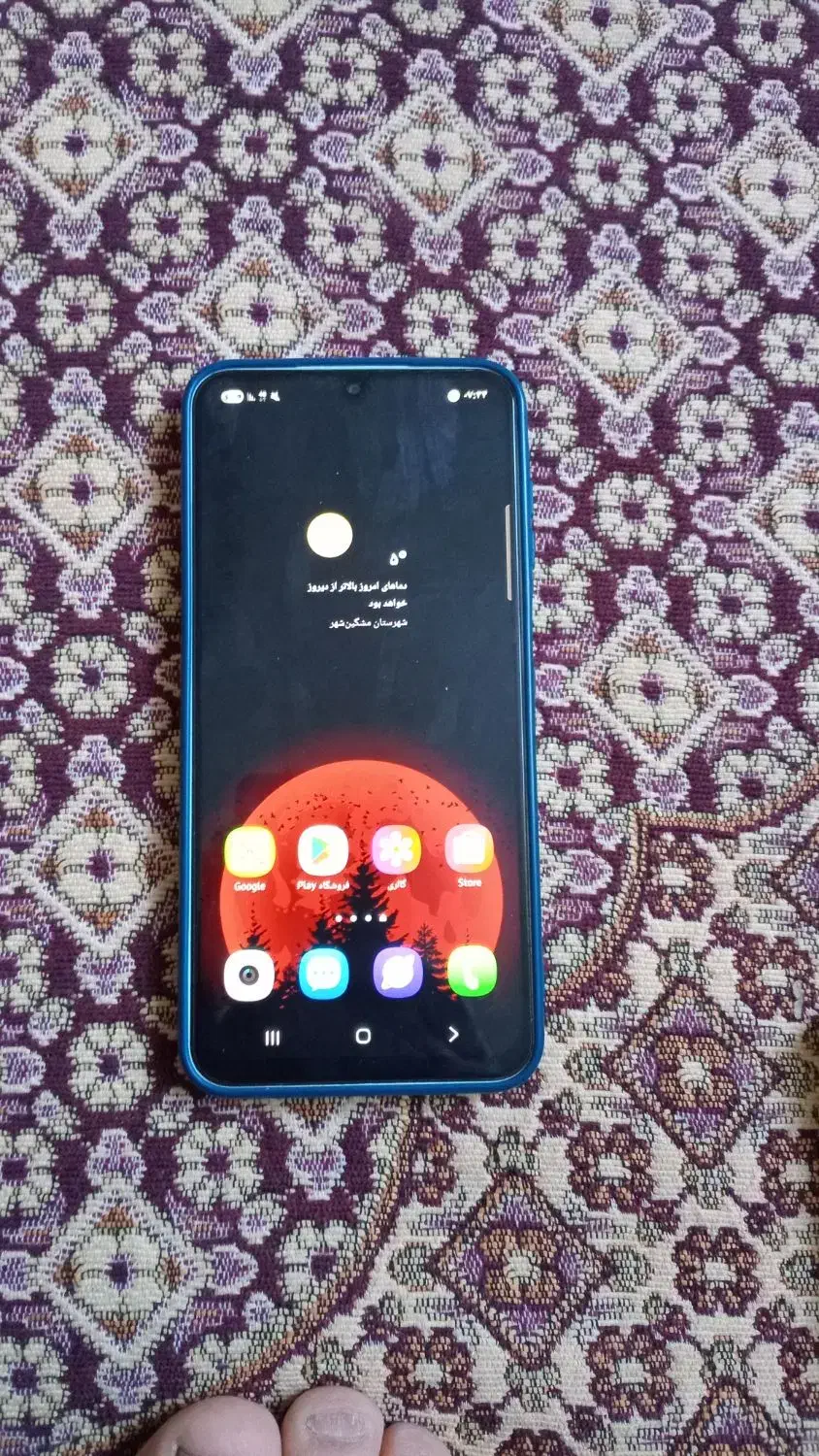 گوشی سامسونگ a16درحد صفر تمیز دارای کارتون|موبایل|مشگین شهر, |دیوار