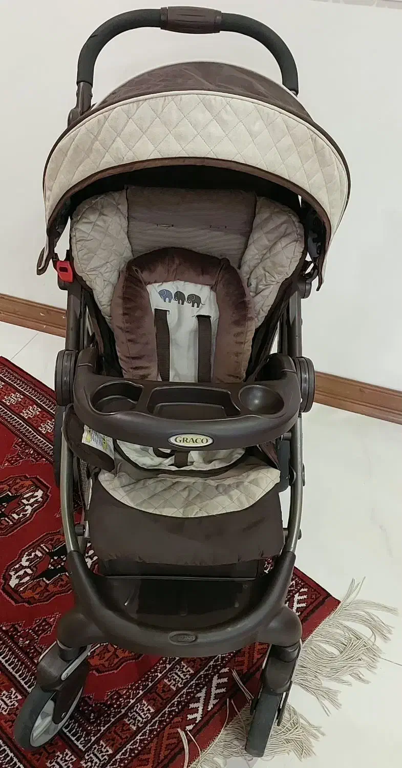 سرویس کالسکه و کریر از برند گراکو اصل|کالسکه و لوازم جانبی|تهران, حسین‌آباد|دیوار