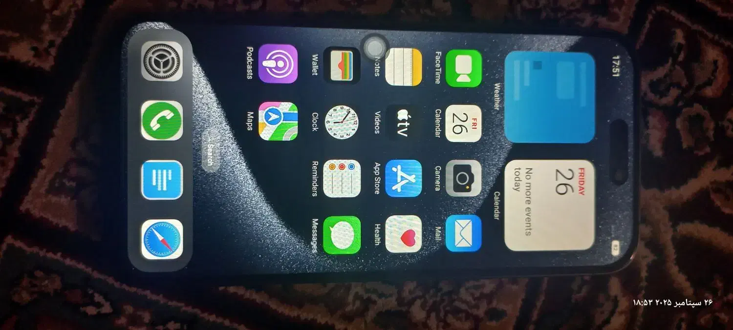 گوشی طرح آیفون iphone 15 pro max دو سیم کارت|موبایل|لنجان, |دیوار