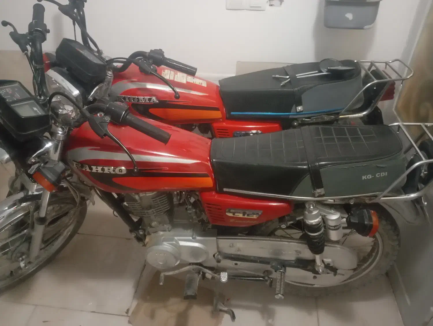 موتور رهرو A1 و زیگما|موتورسیکلت|مرودشت, پشت سایپا‎|دیوار