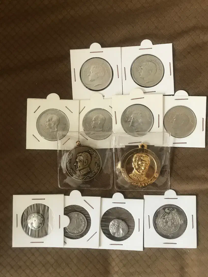مدال و سکه قدیمی|کلکسیون سکه، تمبر، اسکناس|دامغان, |دیوار