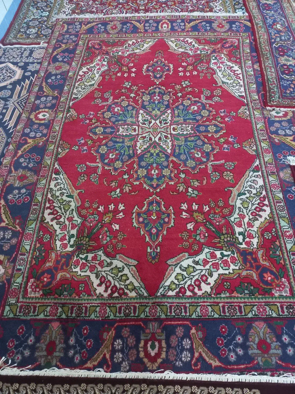 فرش دست بافت دوعدد|فرش|لیلان, |دیوار