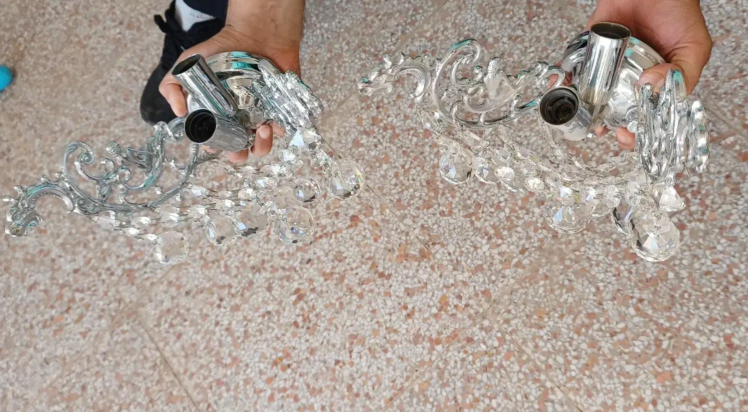 دیوار کوب الماسی|لوستر و چراغ آویز|هشتگرد, فاز ۱ مهستان|دیوار