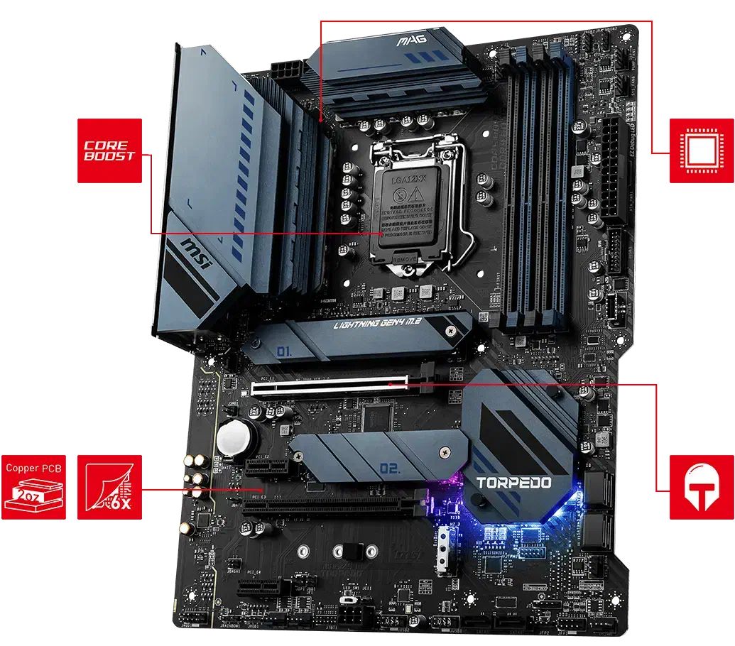 باندل گیمینگ z590 msi mag|قطعات و لوازم جانبی رایانه|تهران, علی‌آباد|دیوار