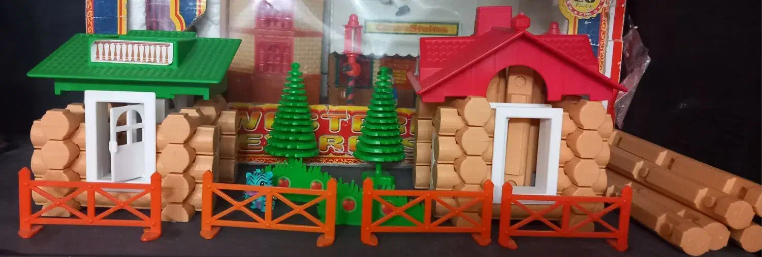 اسباب بازی ساختنی کلبه جنگلی ۹۲ تکه|اسباببازی بچه|وحیدیه, |دیوار