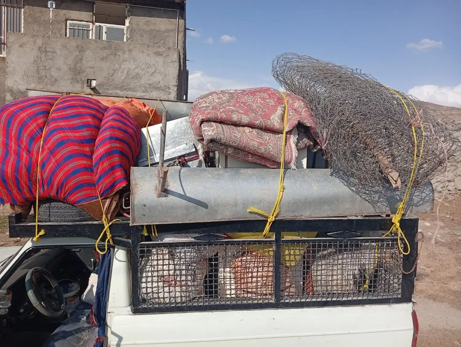 وانت و پیکان وانت جهت باربری|خدمات حمل و نقل|شیروان (خراسان), |دیوار